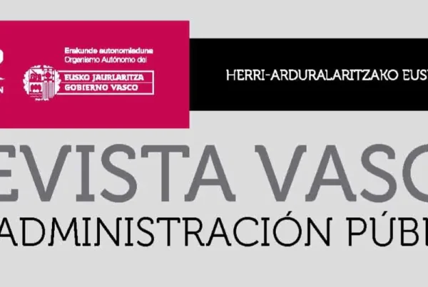 Imagen con el nombre completo de la Revista Vasca de Administración Publica.